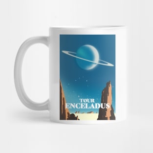 Enceladus space art Mug